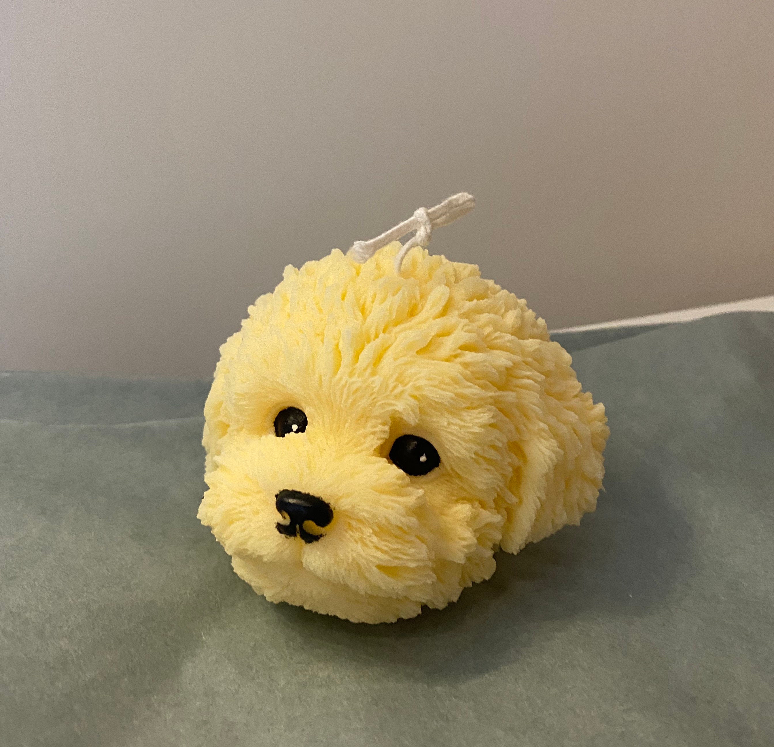 Dog Candle Puppy Candle Cute Candle Handmade scented Etsy