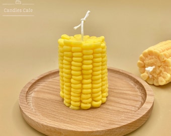 Maïskaars|Voedselkaars| Schattige kaars|decoratieve kaars| Cadeau-ideeën|Geurkaars|Vakantiecadeau|Verjaardagscadeau|Creatief cadeau| Prank cadeau
