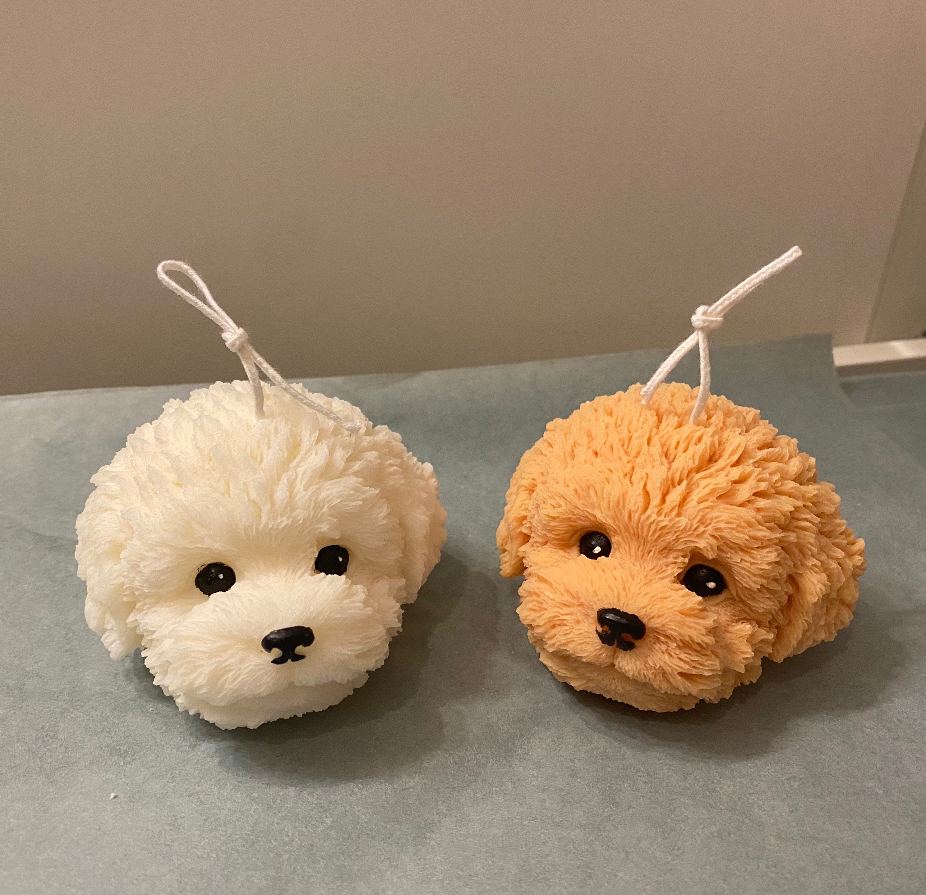 Dog Candle Puppy Candle Cute Candle Handmade scented Etsy