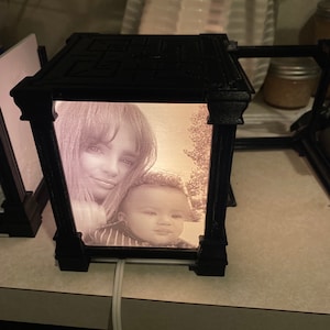 Custom Photo Lamp - 3d Printed Photographs