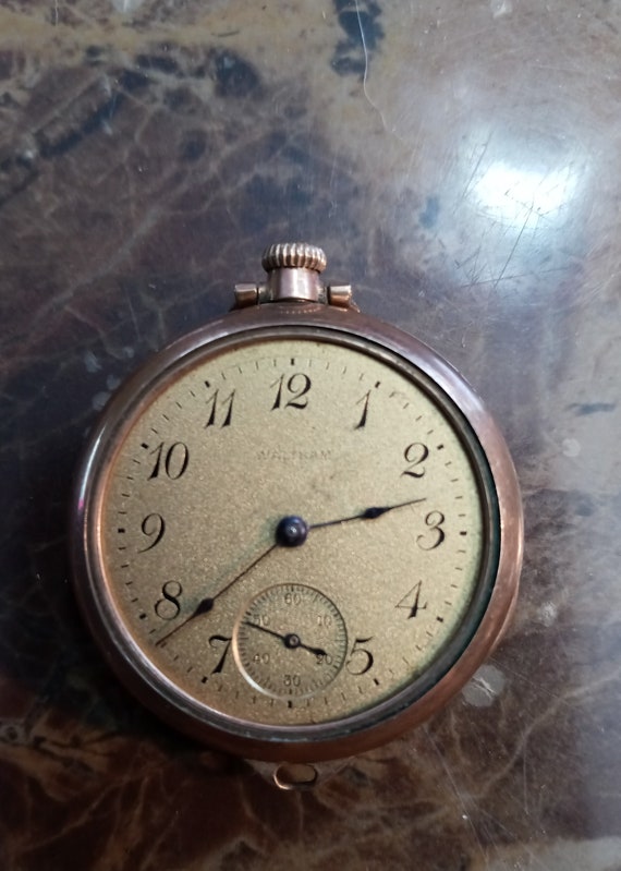 1918 Waltham Pocket Watch, 1907 Model Waltham Poc… - image 5