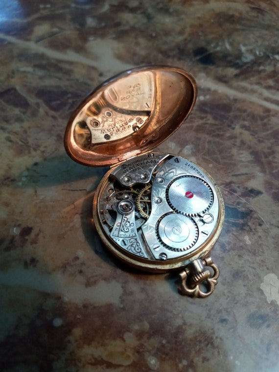 1918 Waltham Pocket Watch, 1907 Model Waltham Poc… - image 6