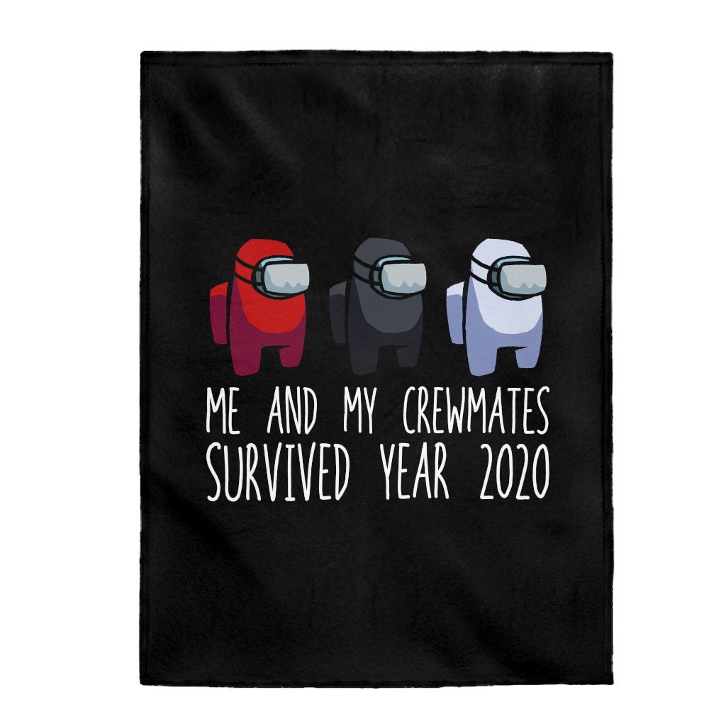 Among Us Fleece Blanket Gamer Imposter Blanket Personalized Among Us