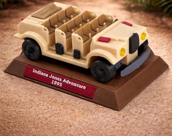 Jeep Indiana Jones Adventure Ride: réplica impresa en 3D de la atracción de Disneyland