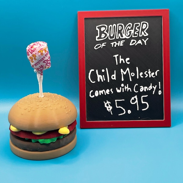 Bob’s Burgers Burger of the Day Prank Sign & Burger Prop