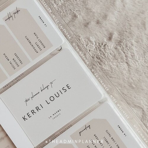 Glossy Vellum Custom Dividers Side Tab Etsy