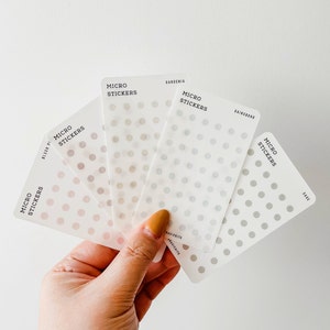 Planner Sticker | Micro Dots - Transparent