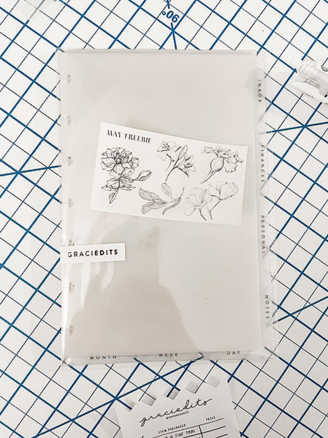 Glossy Vellum Custom Dividers Side Tab Etsy