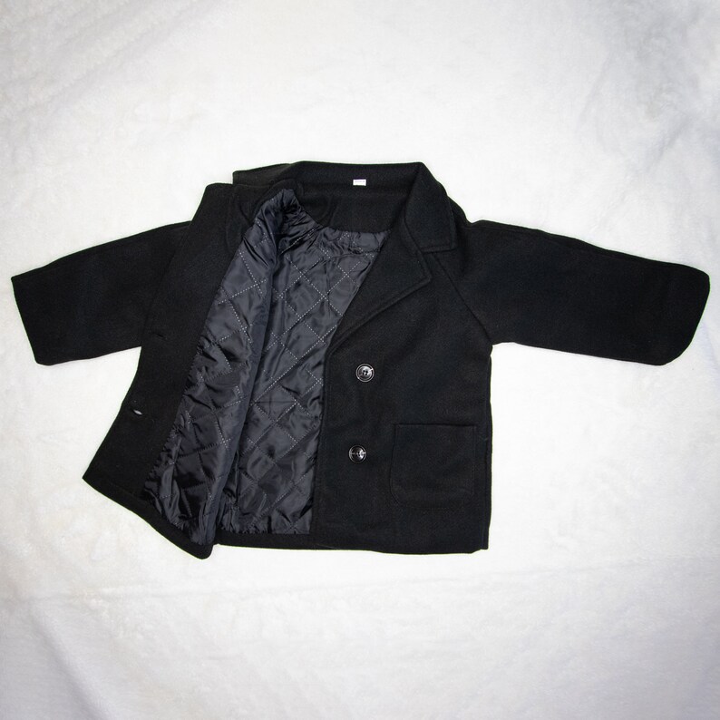 Boy Girl Peacoat Kids Winter Coat Toddler Fall Coats Etsy