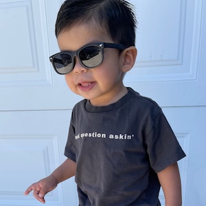 baby + toddler polarized sunglasses | classic black sunnies |boy + girl sunglasses