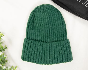 green winter cap