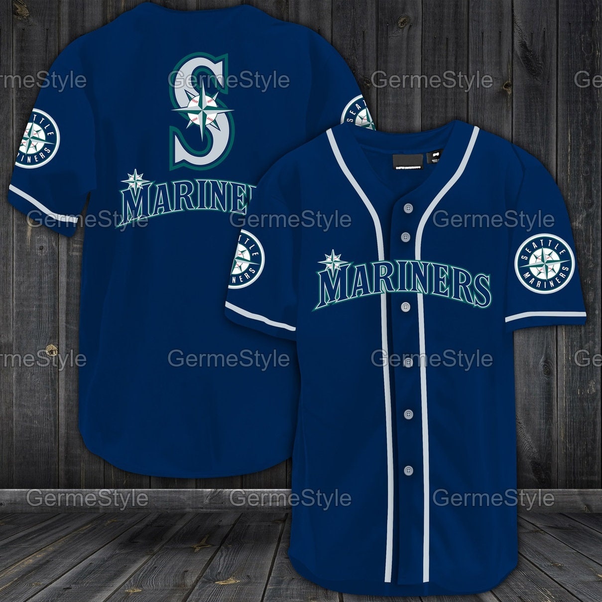 Seattle Mariners MLB Baseball Shirt MLB Seattle Mariners Etsy