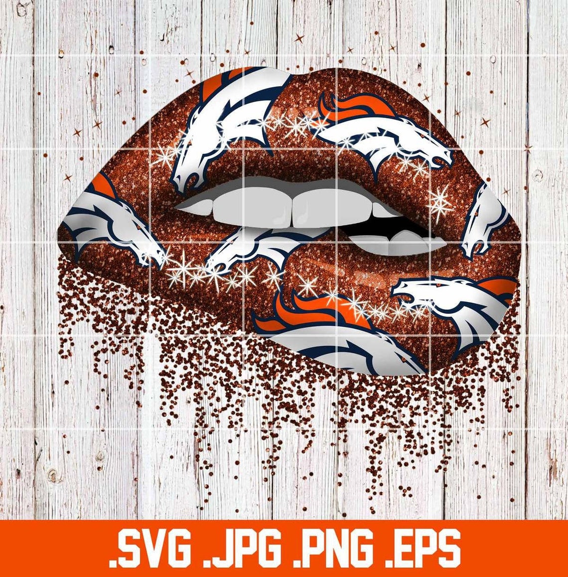 Digital Download Denver Broncos Logo NFL png NFL Lip twinkle | Etsy