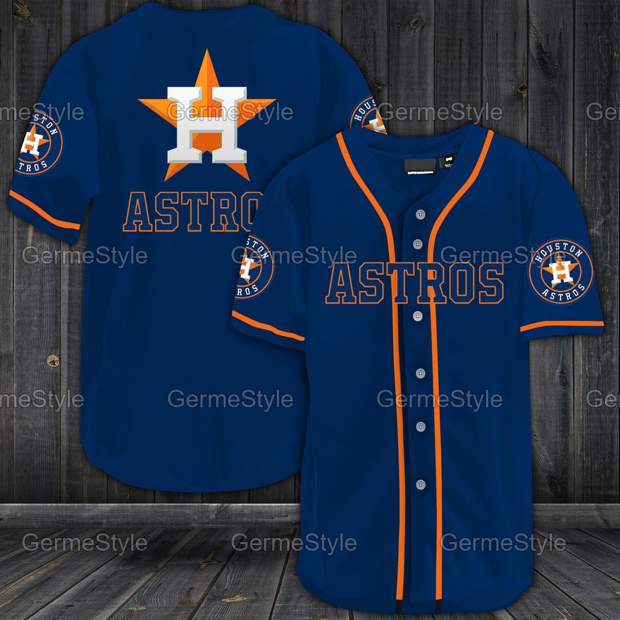 Houston Astros MLB Baseball Shirt MLB Houston Astros Jersey | Etsy