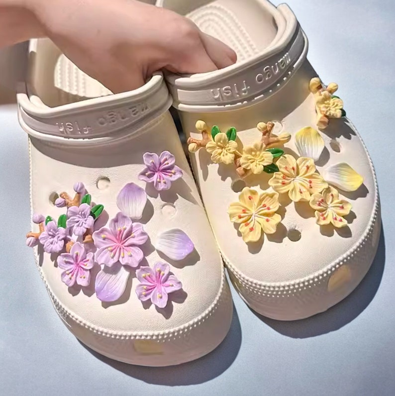 Daisy Crocs Flower Croc Charms Girl Charms Crocks Flower Charm Croc