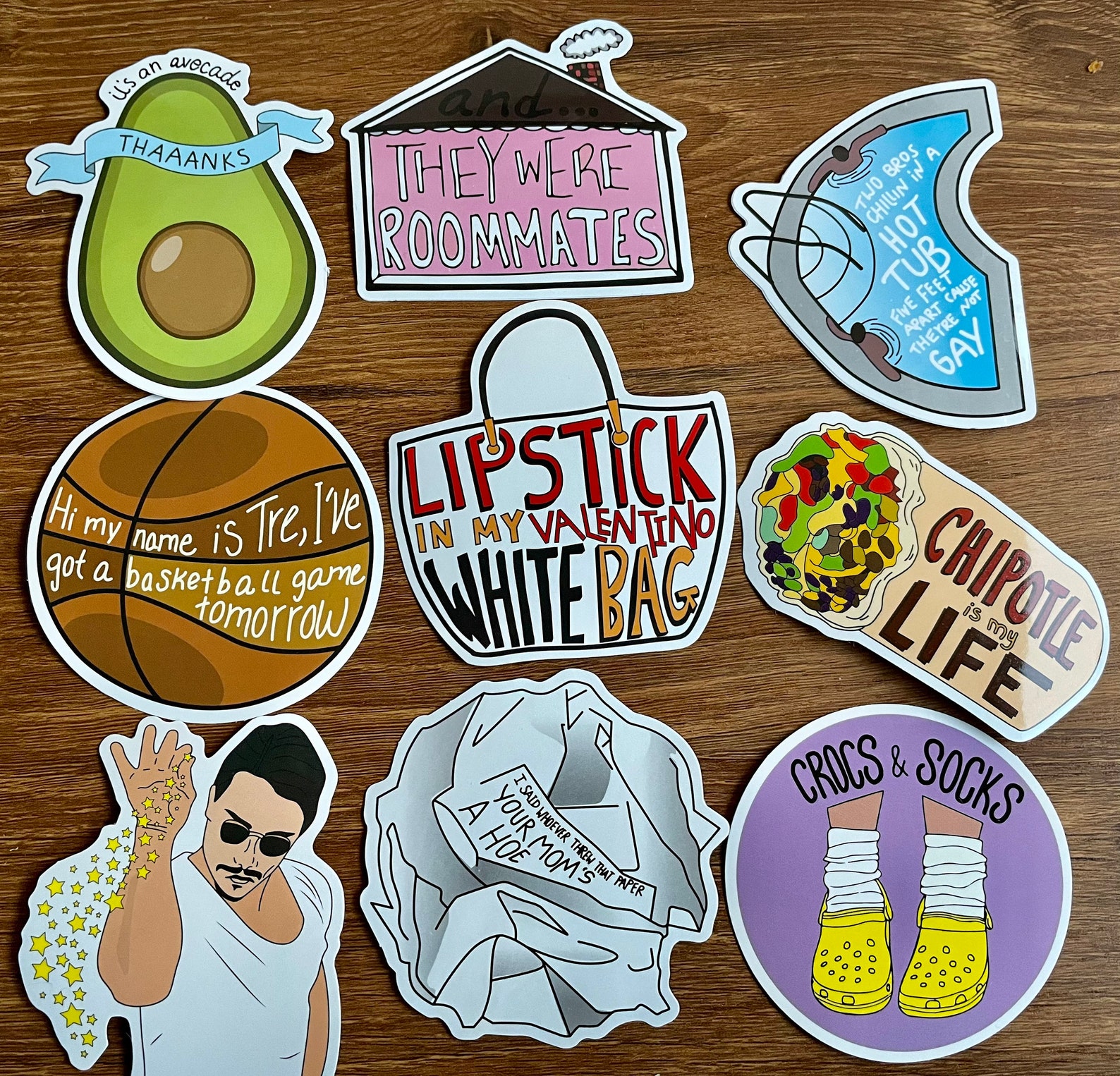 Meme Stickers Pack Vine Quote Stickers Stickers for Laptops Etsy