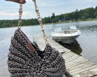 Bronze Sea Shell Hand Bag