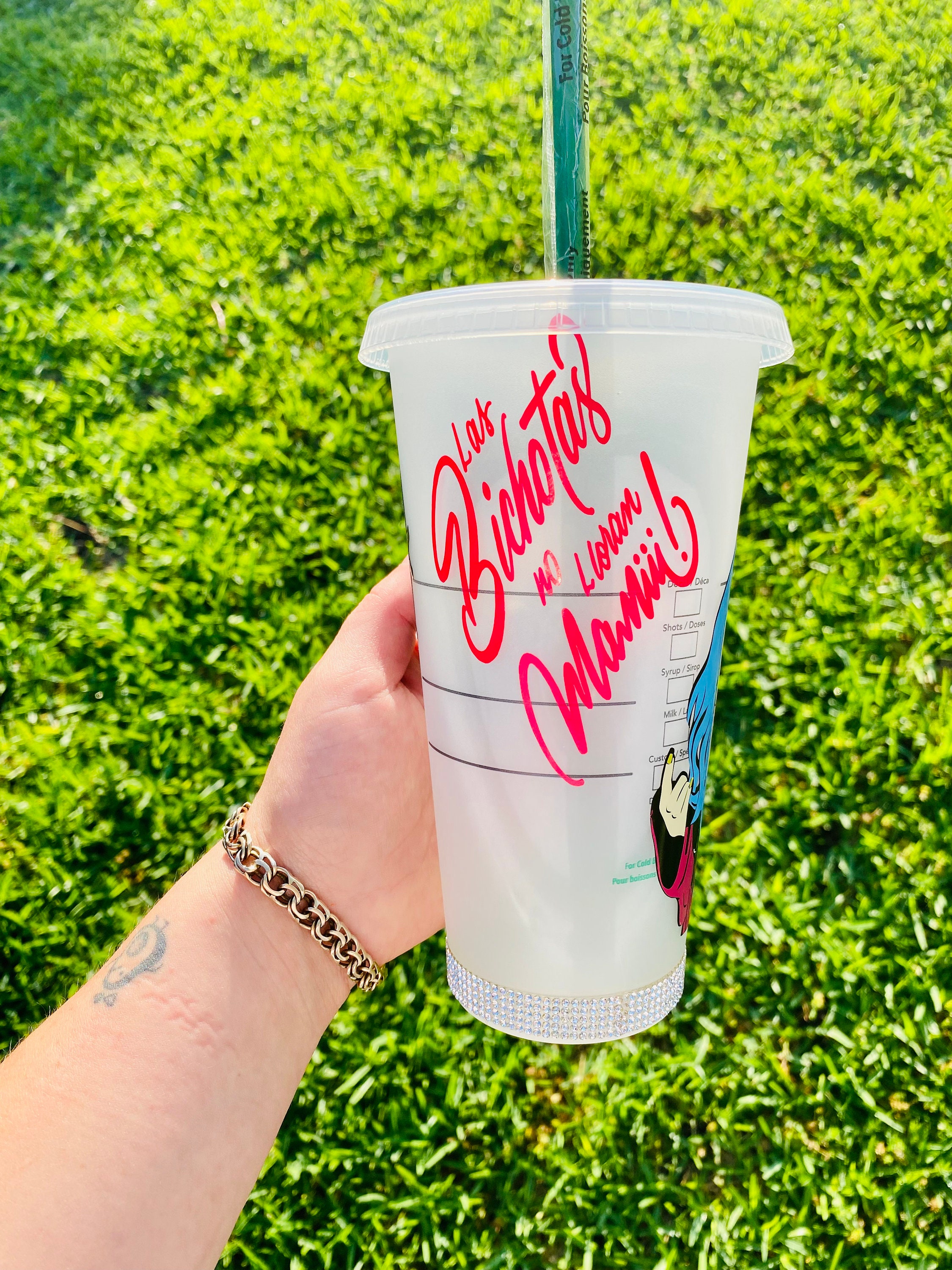 Karol G Confetti Color change Starbucks Cold Cup – babecavedesignz