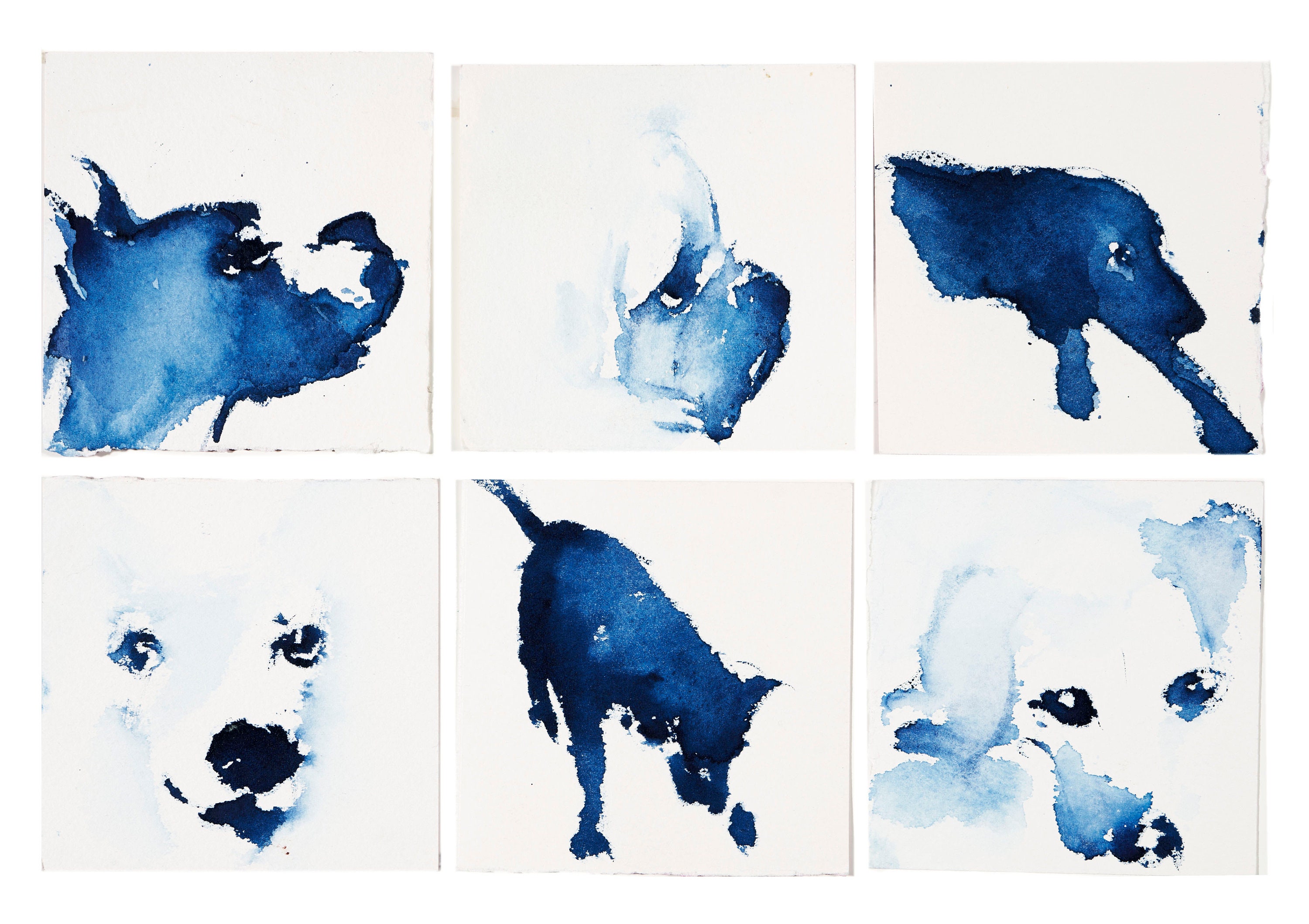 Original Wall Art / Watercolor Painting / Dog Art / Animal | Etsy