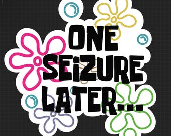 Pegatina de concienciación sobre las convulsiones