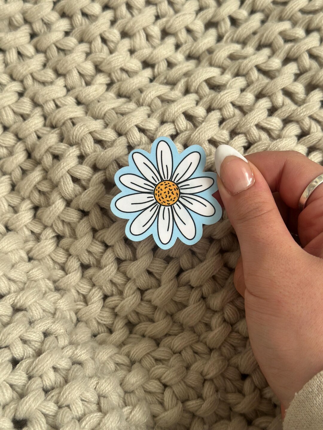 Daisy Sticker - Etsy