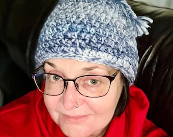 Crushed Ice Beanie - Crochet Hat - Protest - Fck ICE - Norwegian Style Updated - Immigration Rights