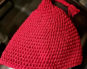 Red Norwegian Resistance Protest Hat Crochet Beanie Melt Ice Cap