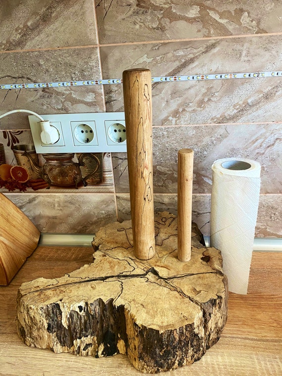 Hand Made Paper Towel Holder / Stand