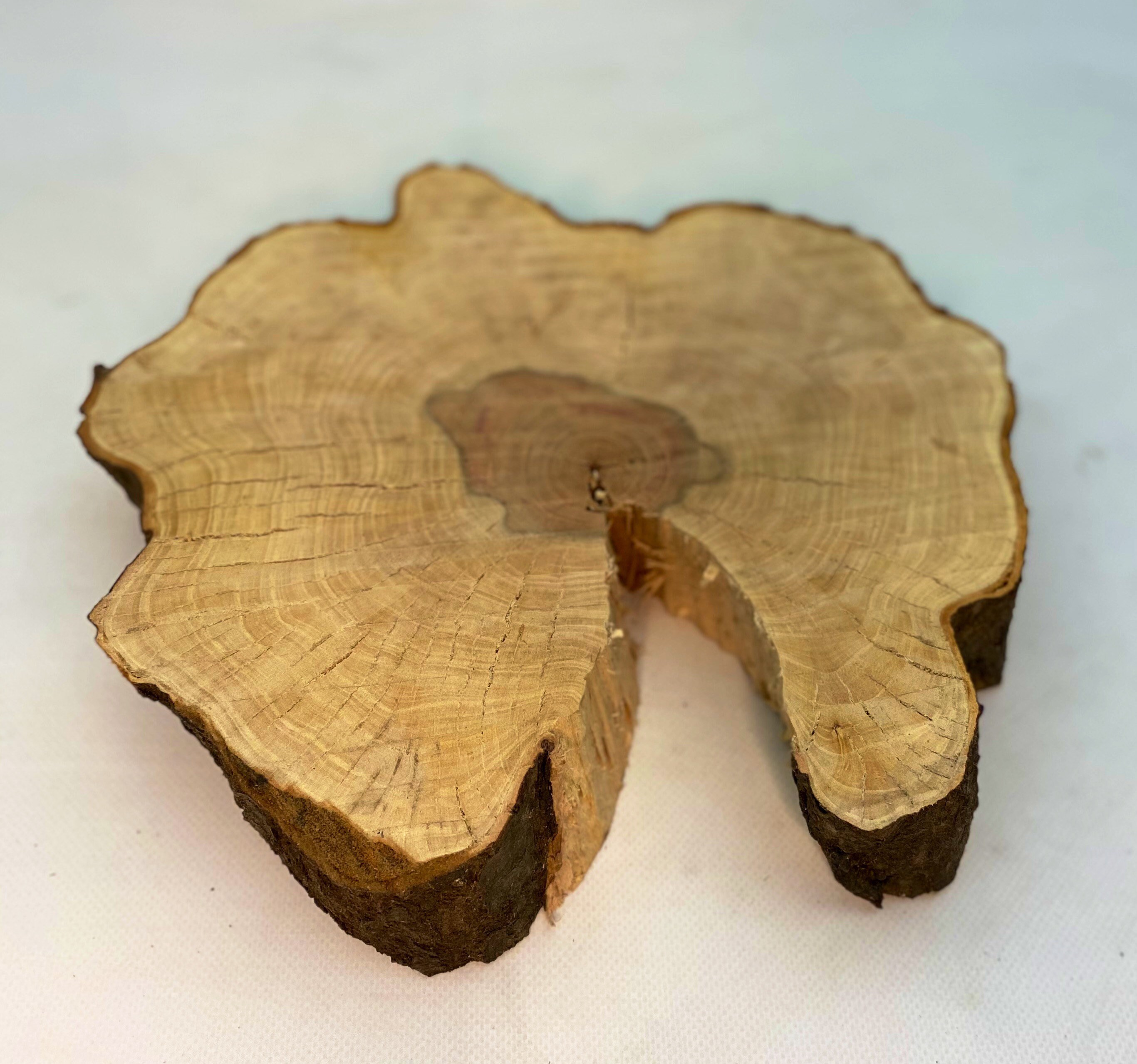 Cherry plum wood. Plum wood. Live edge slab. Wooden Slice. Etsy