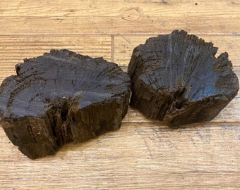 680x49x34mm black wood,woodworking morta wood slab, bog oak board from 1270 to 5460 years /O-88