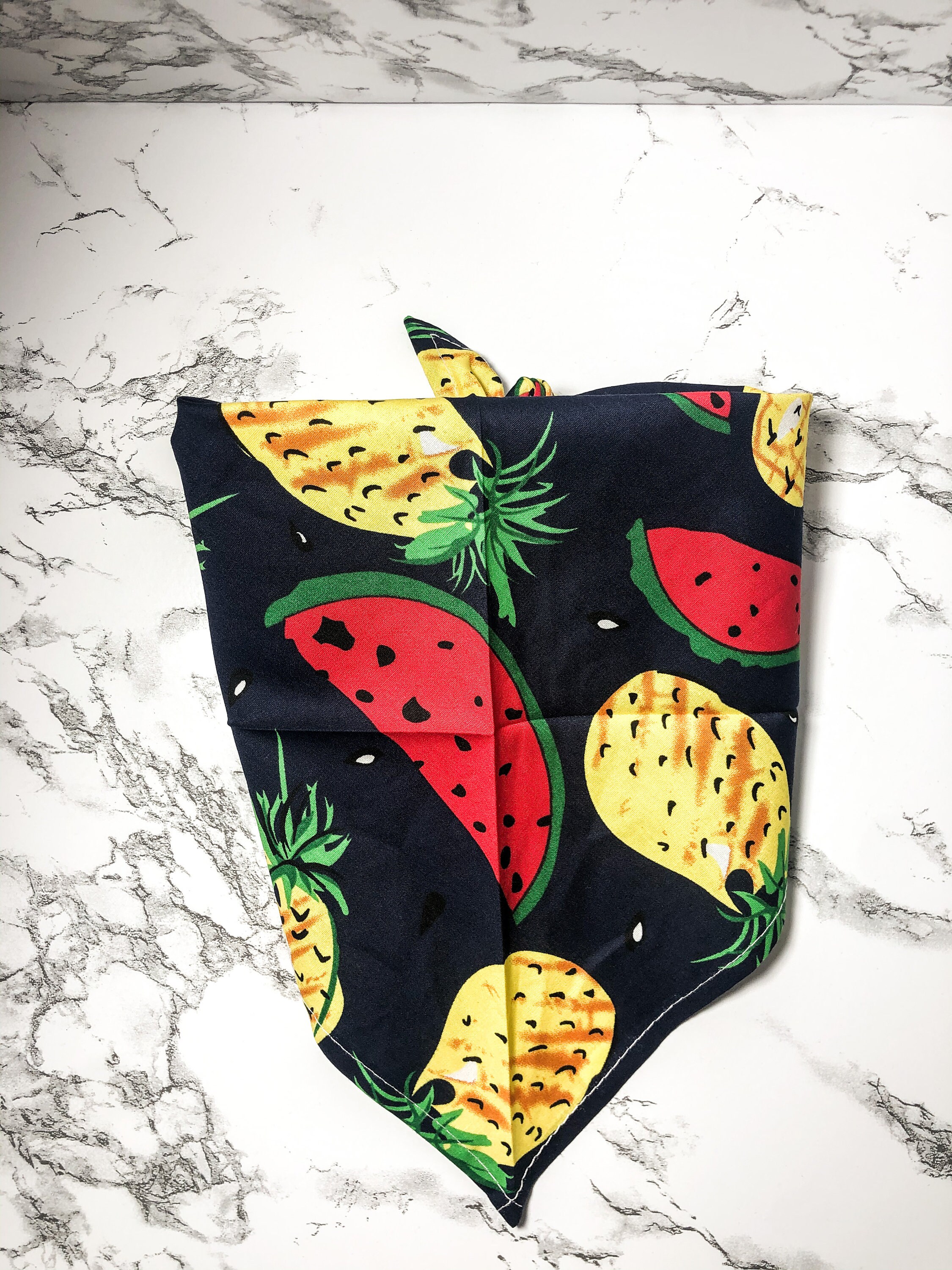 Bandana Para Perro Personalizable Tipo Corbata – Algodón De Dos Capas – Regalo Original Para Mascota