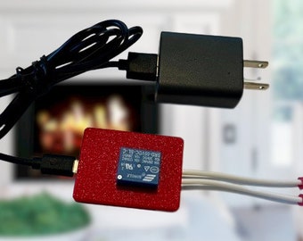 Mini Smart Plug Fireplace - Alexa, Google Home, Siri, Homekit