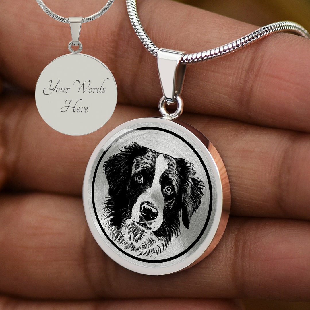 Custom Nova Scotia Duck Tolling Retriever Necklace Nova Etsy