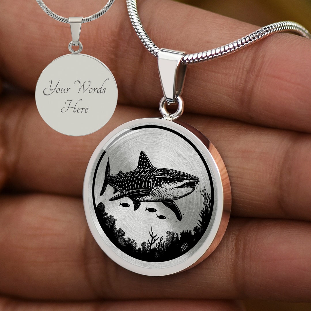 Custom Whale Shark Necklace Whale Shark Gift Whale Shark Etsy