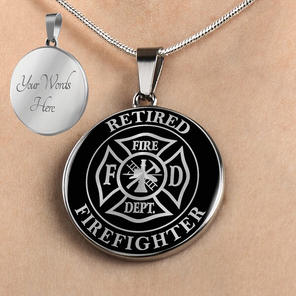 Retired Firefighter Etsy