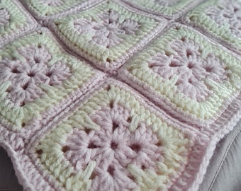 Baby Decke handgefertigt, Neugeborenen Babydecke, weiches Baby swaddle, gehäkelte Babydecke, Geschenk Babydecke