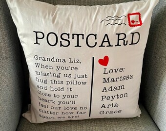 Download Postcard Pillow Etsy