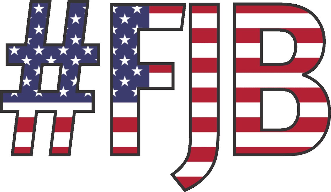 FJB Vinyl Car Decal FJB Sticker Out of American Flag Image | Etsy