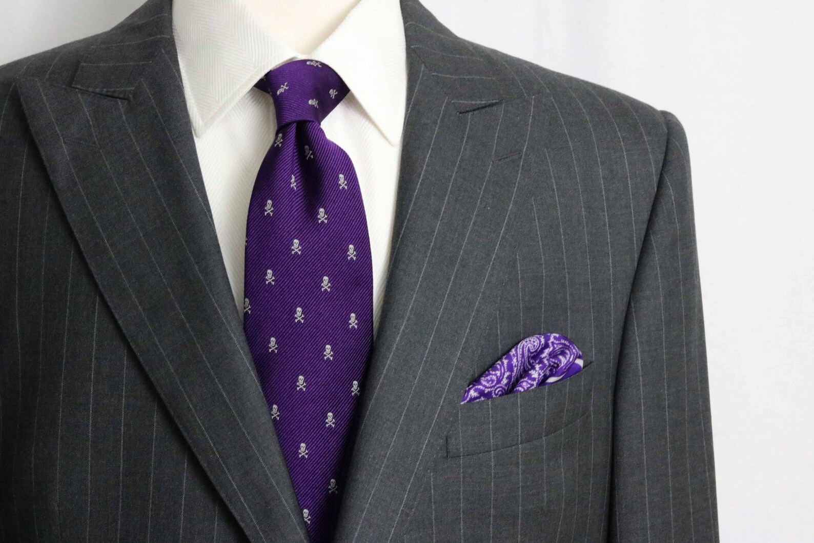 Purple Pocket Square, Handmade Luxury Pocket Square Etsy