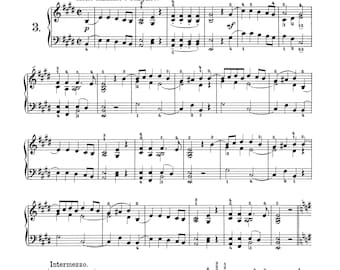 Grieg Watchmans Song Op 12 No 3 Sheet Music PDF Printable Piano Score Instant Download Lyric Pieces Romantic Era Piano Solo