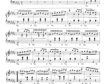 Chopin Minute Waltz Op 64 No 1 Piano Sheet Music (Digital Download)