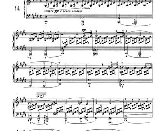 Moonlight Sonata Complete Beethoven Op 27 No 2 Piano Sheet Music PDF All Three Movements Instant Download Classical Advanced Recital