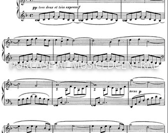Reverie by Claude Debussy Printable Downloadable Piano Sheet Music PDF