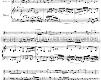 Bach Double Violin Concerto D Minor BWV 1043 Sheet Music (Digital Download)