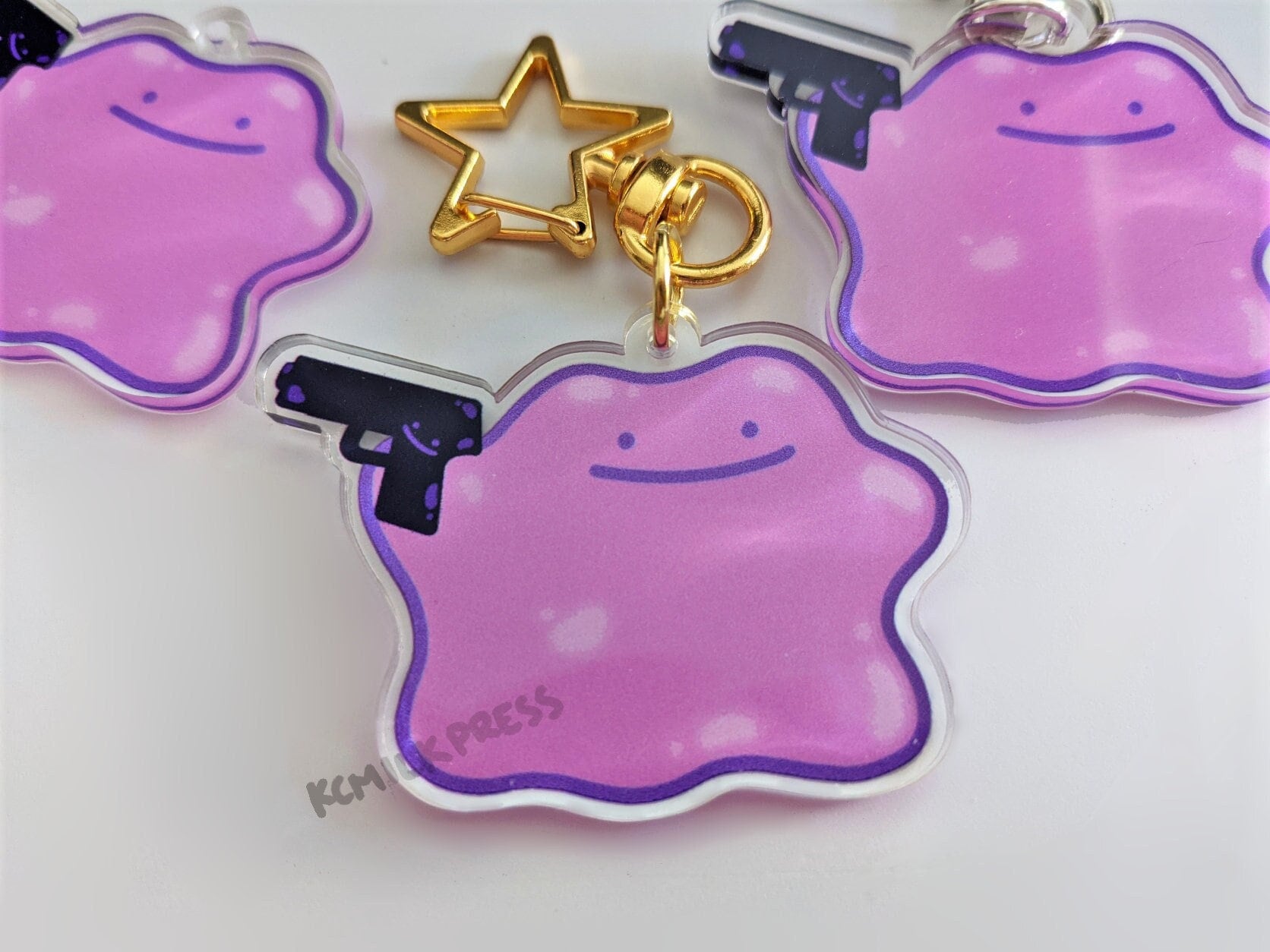 Pokemon Ditto Cute Jelly Badge Pins - Ghibli Store