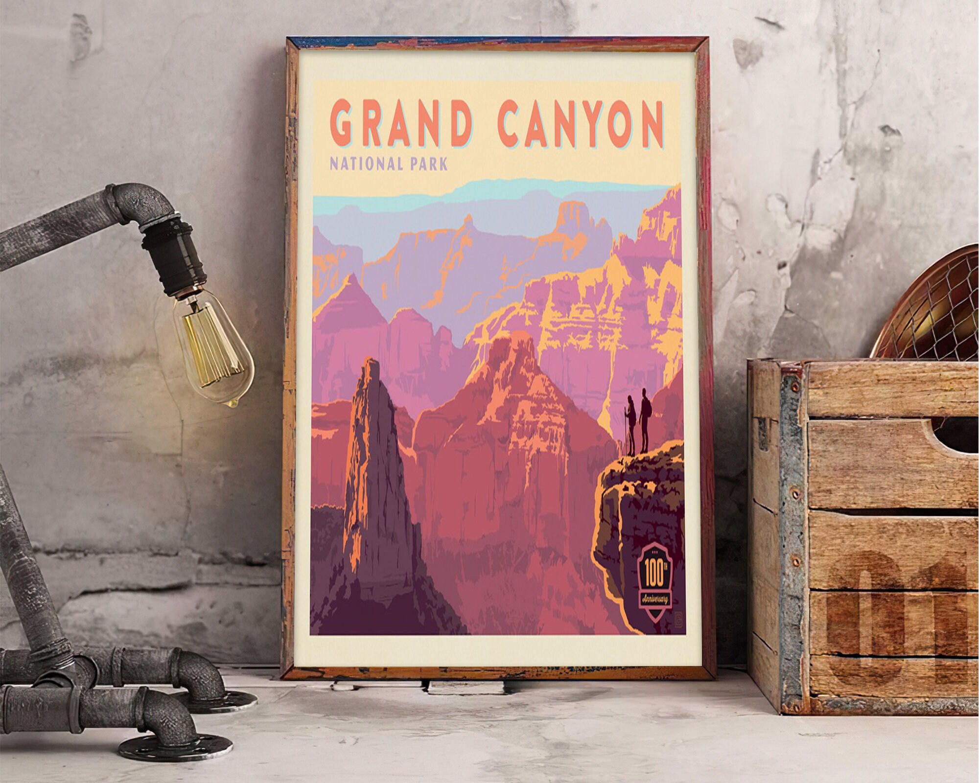 Grand Canyon National Park 100th Anniversary National Parks Etsy