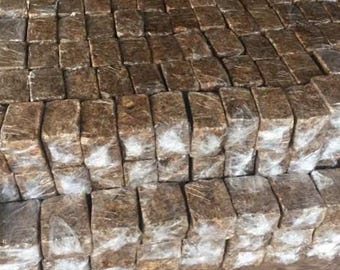Jabón negro africano orgánico / 100% puro y natural para la piel, rostro y cuerpo / Envíos a todo el mundo