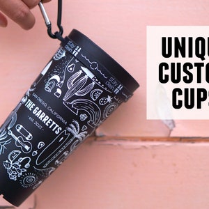 Custom Reusable Cups, Recycled Plastic, Custom Cups, Personalized Cup, 18oz, Custom Drinkware, Branded Reusable Cups, Reusable Stadium Cups