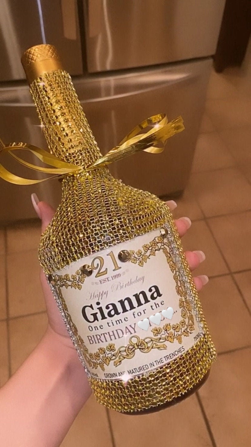 Custom Henny Bottles Etsy