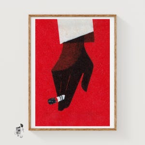 Cigarette - Matchbox Print - Aesthetic Wall Art - Vintage Eastern Europe Art - Matchbox Wall Poster - Vintage Poster Print